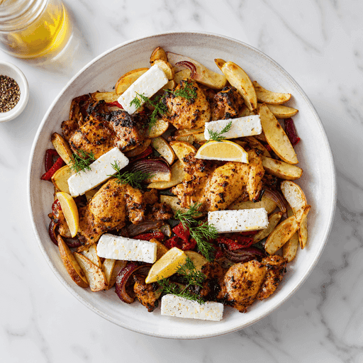 Chicken Souvlaki Tray Bake
